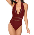 Spacewallart mesh swimwear bikini featuring a stylish, see-through mesh design perfect for beachwear and poolside lounging.