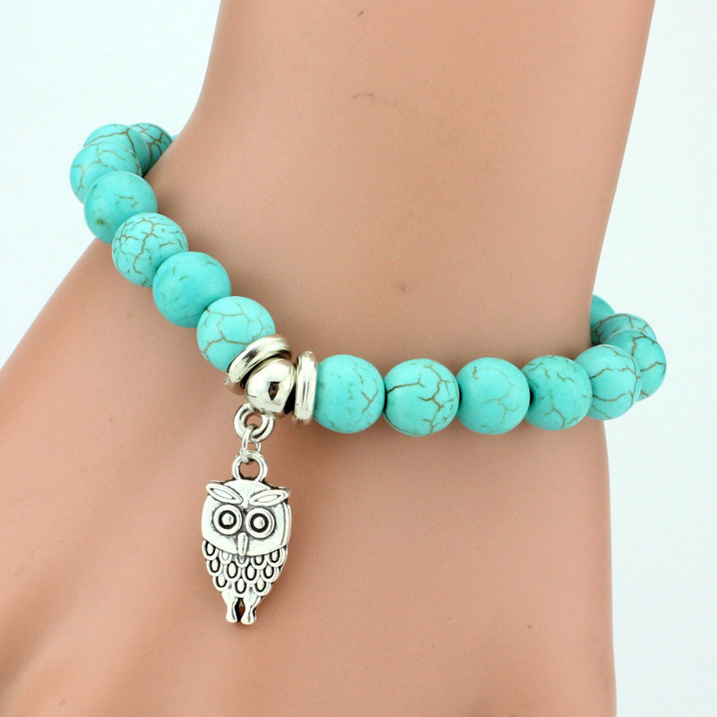 Vintage turquoise bracelet from Spacewallart, featuring colorful beads and intricate design, perfect as a stylish accessories piece.