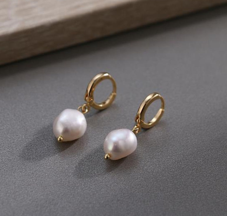 Pair of stylish women's earrings from Spacewallart, showcasing elegant accessory jewelry for women.