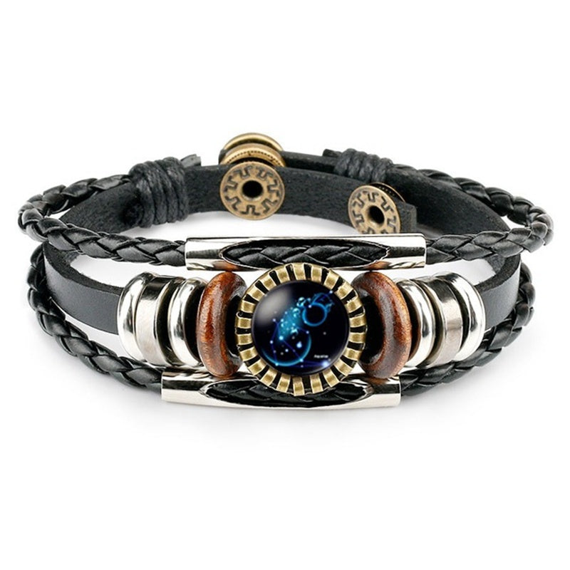 Spacewallart zodiac sign bracelet accessory featuring a stylish charm with a celestial design on a sleek band.
