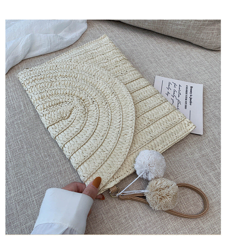 Hand woven bag from Spacewallart, showcasing intricate craftsmanship and natural fiber design, perfect as a stylish accessory.