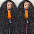 High density loose deep wave curly wig by Spacewallart featuring natural-looking deep wave curls and voluminous hair texture.
