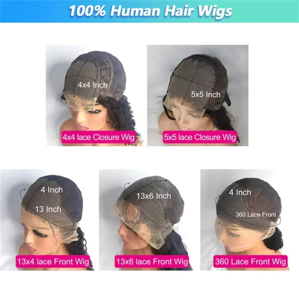 Brazilian Deep Wave Hair Wig by Spacewallart featuring long, voluminous deep wave hairstyle on a natural-looking wig.