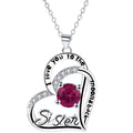Silver sister necklace by Spacewallart featuring a delicate chain and pendant, perfect for stylish accessories.