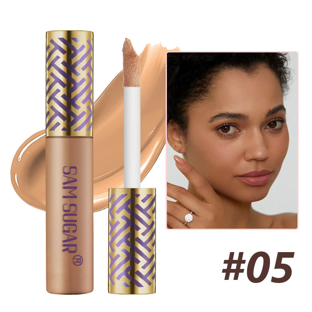 Spacewallart Concealer Repair Foundation Makeup in a sleek tube, showing smooth, creamy texture and natural skin-tone color.