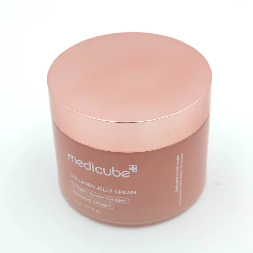 Spacewallart MEDICUBE Collagen Jelly Cream, active collagen moisturizer in a 110ml jar, K-Beauty skincare product