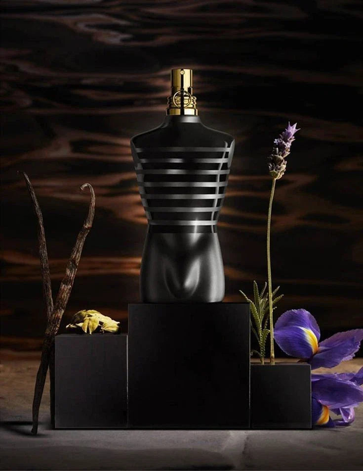 Sealed Jean Paul Gaultier Le Male Le Parfum Eau de Parfum for Men in 4.2 oz bottle, authentic and unopened.