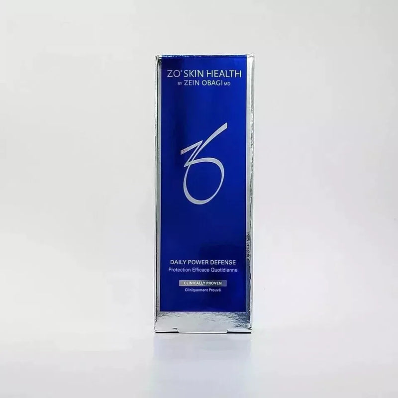 ZO Skin Health Daily Power Defense serum in a 1.7 fl oz bottle, designed for skincare and skin protection.