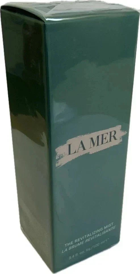 La Mer The Revitalizing Mist in a 3.4 fl oz bottle, featuring a sleek design, ideal for refreshing and hydrating skin.