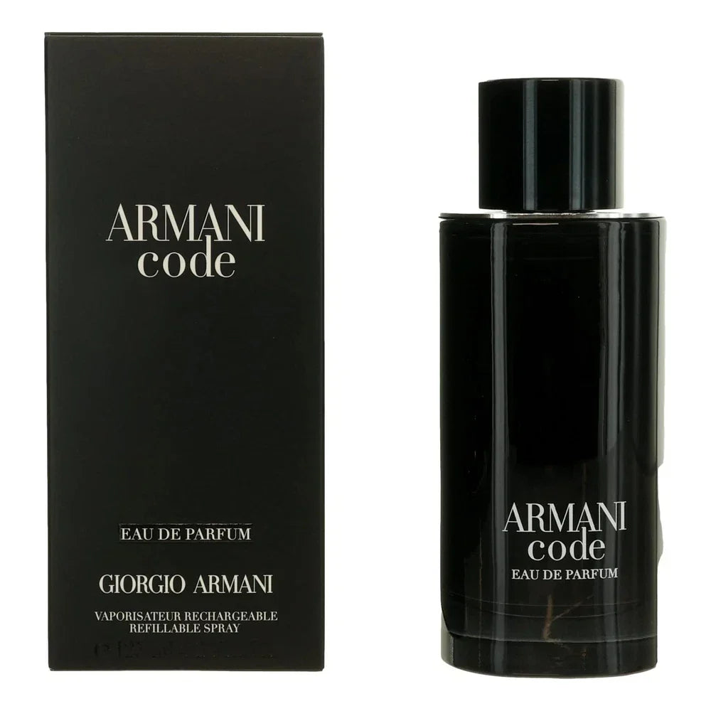 Giorgio Armani Armani Code Eau de Parfum for Men in 4.2 oz bottle, sleek design, premium fragrance for men