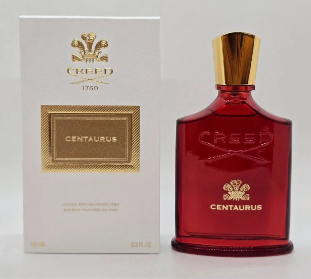 Spacewallart Creed Centaurus Eau de Parfum unisex bottle, 3.3 oz / 100 ml, with sleek design and elegant packaging.