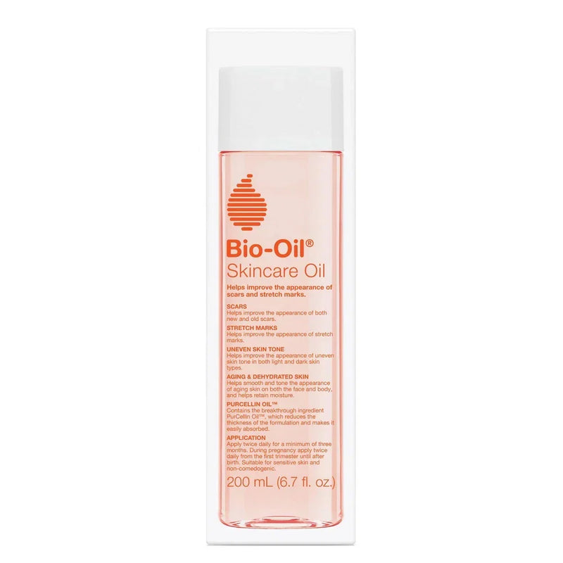 Bio-Oil skincare body oil serum by Spacewallart, featuring a sleek bottle, designed for scars, stretch marks, and skin hydration.