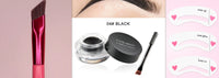 Spacewallart Wild Eyebrow Brush for Artifact Makeup, detailed close-up of the eyebrow grooming tool in black.