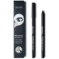 Black waterproof eyeliner pen from Spacewallart, featuring a sleek pencil design for precise eye makeup application