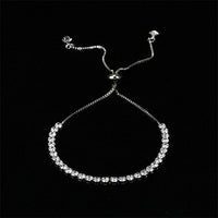 Rinhoo Charm solid crystal rhinestone bangle from Spacewallart, showcasing sparkling rhinestones and sleek accessory design.