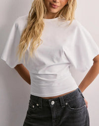 Spacewallart summer batwing sleeve T-shirt featuring a relaxed fit and lightweight fabric, perfect for warm weather.