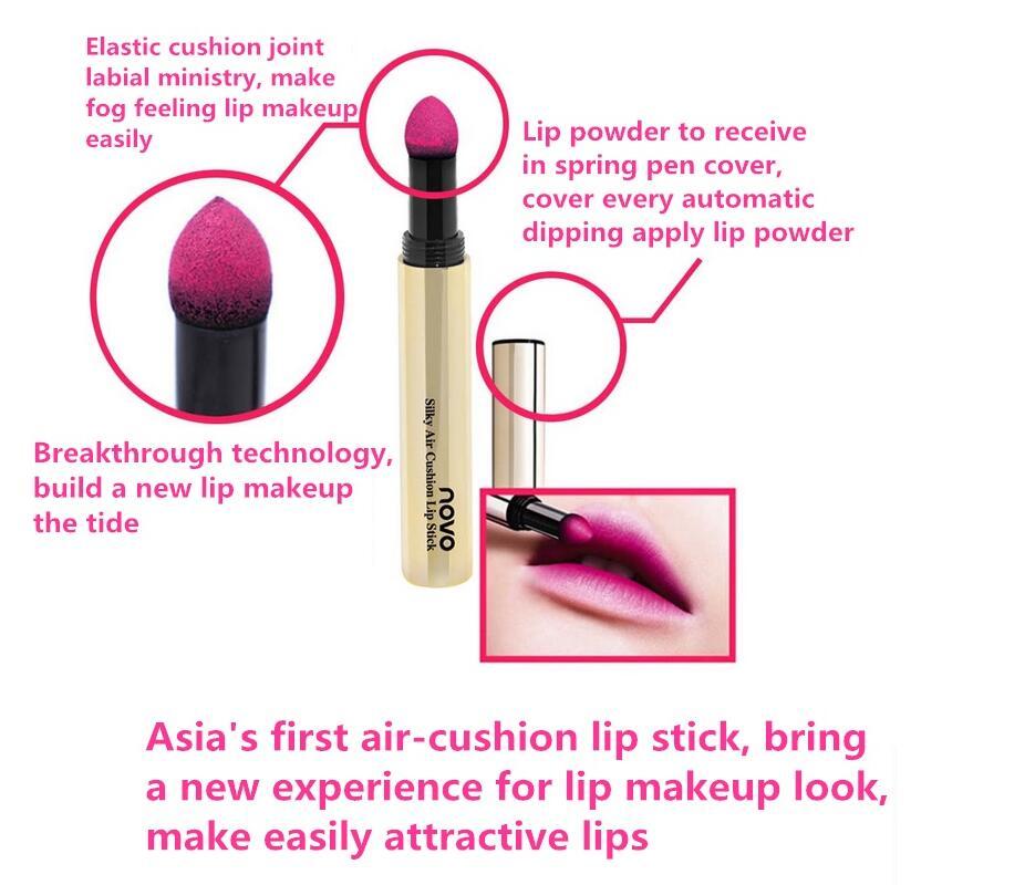 Spacewallart Powder Matte Lipstick in a sleek tube, showcasing a vibrant, matte lipstick shade ready for application.