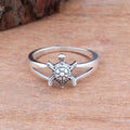 Personalized tortoise rings by Spacewallart, stylish accessories featuring unique tortoise shell design and customizable details.