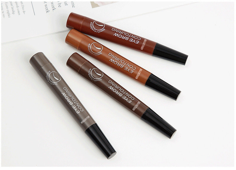 Spacewallart long-lasting liquid eyebrow pencil with precise applicator, featuring a sleek design for natural, defined eyebrows.