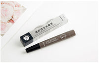 Spacewallart long-lasting liquid eyebrow pencil in black, shown with a smooth, precise applicator tip and sleek packaging.