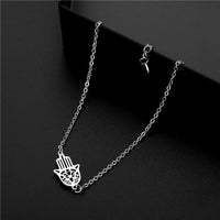Lucky Turkish stainless steel bracelet from Spacewallart, showcasing intricate design and polished metal finish.