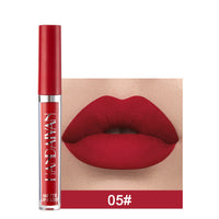 Matte non-stick cup lip gloss from Spacewallart featuring a sleek, smooth applicator and a vibrant, glossy finish.