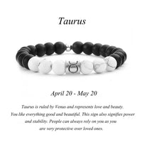 Black agate and white turquoise couple bracelets from Spacewallart, featuring beaded accessories for matching jewelry.