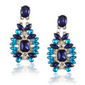Spacewallart alloy diamond earrings with sparkling gemstone accents, elegant accessories for stylish occasions.