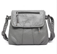 Spacewallart Crossbody Soft PU Leather Shoulder Bag, accessories, showing its sleek design and adjustable strap.