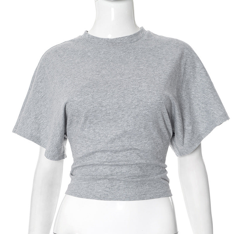Spacewallart summer batwing sleeve T-shirt showing a relaxed fit and lightweight fabric in a casual apparel style.