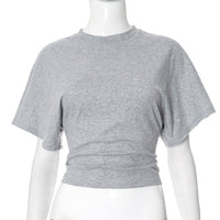 Spacewallart summer batwing sleeve T-shirt showing a relaxed fit and lightweight fabric in a casual apparel style.
