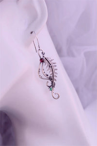 Spacewallart tail shape earrings, stylish accessories with unique tail design, perfect for adding a modern touch to your look.