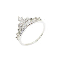 Spacewallart crown rings for women, elegant accessory jewelry featuring intricate crown designs in gold and silver tones.
