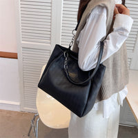 Rhombus pattern tote chain shoulder bag by Spacewallart featuring geometric design and sturdy shoulder strap.