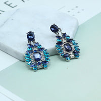 Spacewallart alloy diamond earrings, stylish accessories featuring sparkling diamond details, close-up view of elegant jewelry.