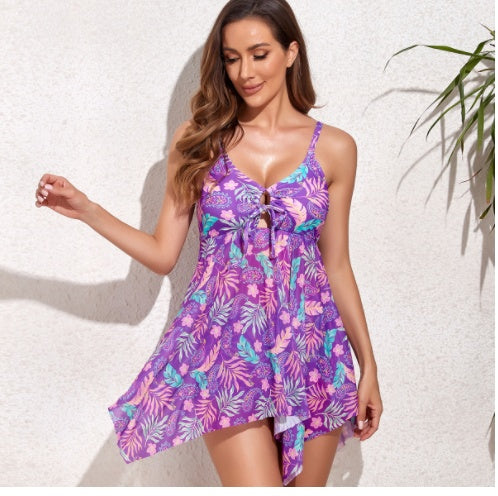Spacewallart one-piece swimsuit in vibrant colors, showcasing a stylish and comfortable swimwear design for women.