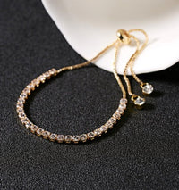 Rinhoo charm solid crystal rhinestone bangle with sparkling accents, stylish accessories by Spacewallart.