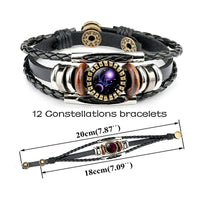 Spacewallart zodiac sign bracelet, a stylish accessories piece featuring zodiac symbols on a sleek bracelet design.