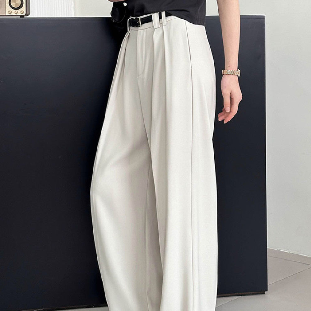 Loose retro casual pants from Spacewallart featuring a relaxed fit, vintage-inspired design, and comfortable lightweight fabric.