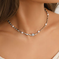 Fashion irregular necklace from Spacewallart with unique, asymmetrical design, perfect as stylish accessories for any outfit.