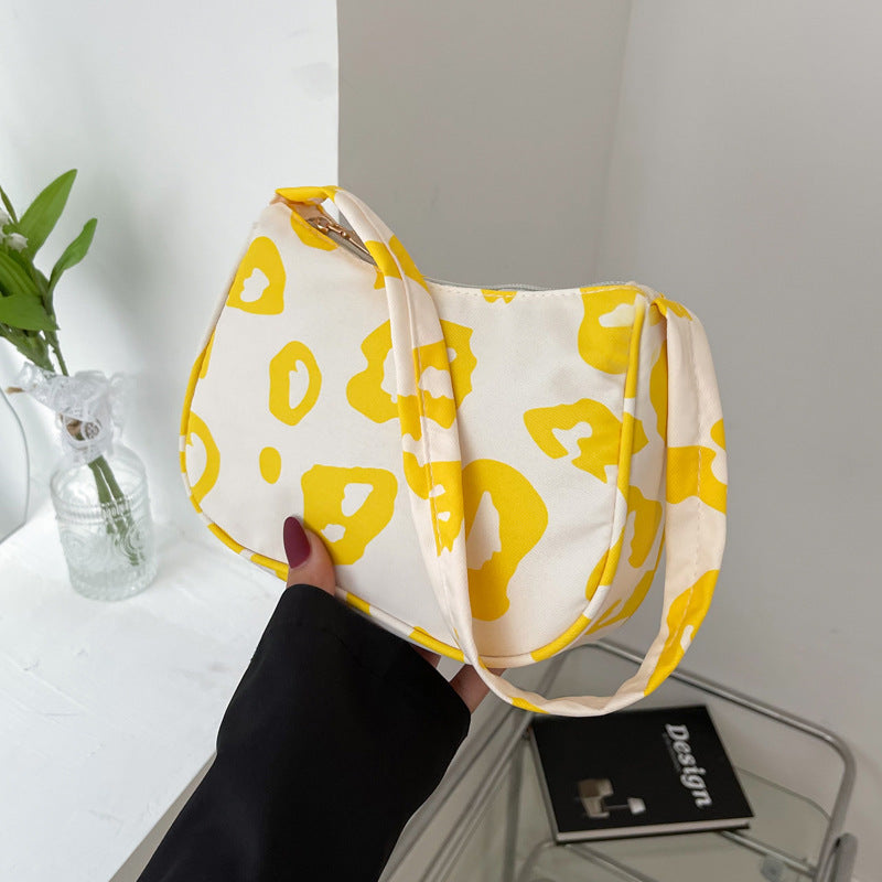 Korean street trend hand-carried bag by Spacewallart featuring a stylish, modern accessory with a sleek design and vibrant color.