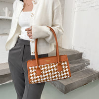 Spacewallart plaid hand carry bag, versatile accessory with stylish plaid pattern and sturdy handle for daily use.