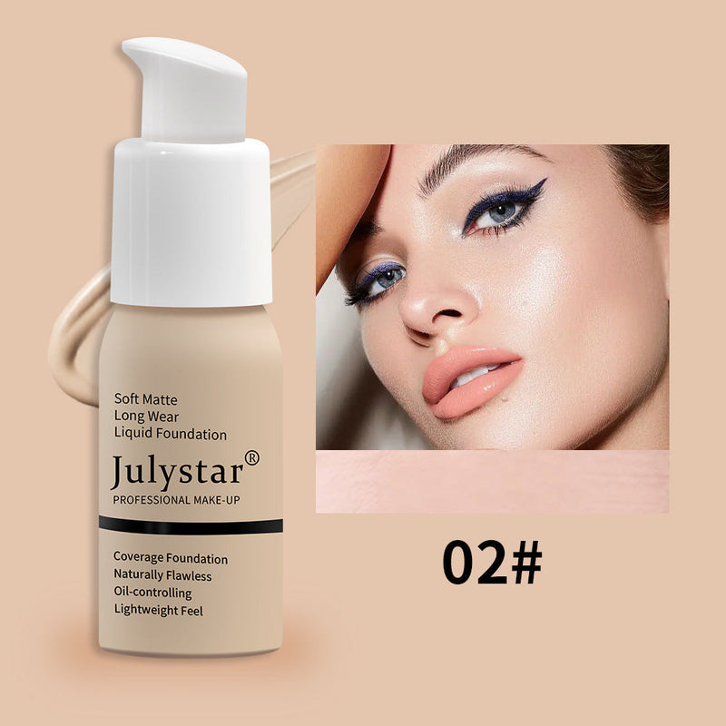 Spacewallart liquid concealer and foundation beauty makeup in a sleek bottle, ideal for flawless skin coverage.
