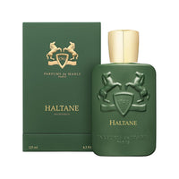 Parfums de Marly Haltane luxury oud and leather parfum in a 125ml bottle, showcasing elegant packaging and rich fragrance.