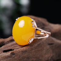 Fashion beeswax rings from Spacewallart, stylish accessories featuring natural beeswax design and intricate detailing.