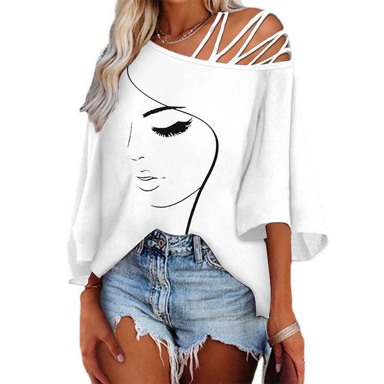Spacewallart fashion stitching loose casual tops with stylish design, soft fabric, and relaxed fit for everyday wear.
