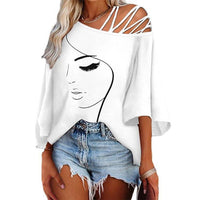 Spacewallart fashion stitching loose casual tops with stylish design, soft fabric, and relaxed fit for everyday wear.