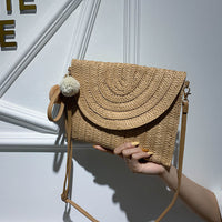 Hand woven bag by Spacewallart featuring natural fibers and intricate craftsmanship, perfect as a stylish accessories piece.