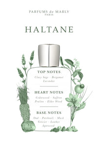 Parfums de Marly Haltane luxury oud and leather parfum bottle, 125 ml, with elegant design and rich fragrance notes.