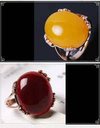 Fashion beeswax rings from Spacewallart, showcasing stylish accessory rings with a natural beeswax finish.